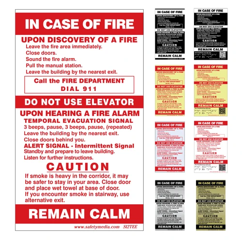 In Case of Fire Sign