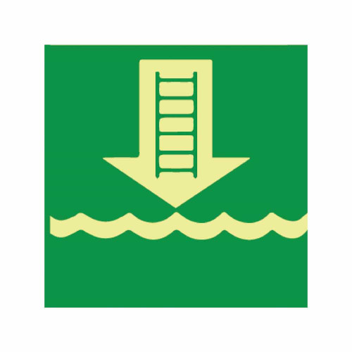 IMS Embarkation Ladder Or Alt Approved Device Photoluminescent Signs