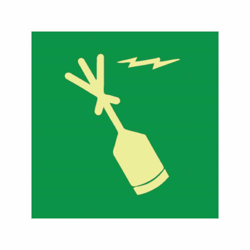IMS Emergency Position-Indicating Radio Beacon (Epirb) Photoluminenscent Sign