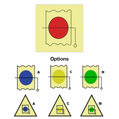 IMS Fire Damper Photoluminescent Signs