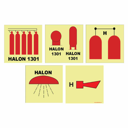 IMS Halon Related Photoluminescent Signs
