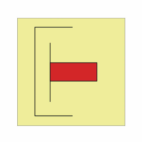 IMS International Shore Connection Photoluminescent Signs