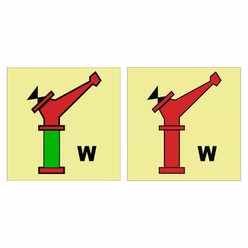 IMS Water Monitor Photoluminescent Signs