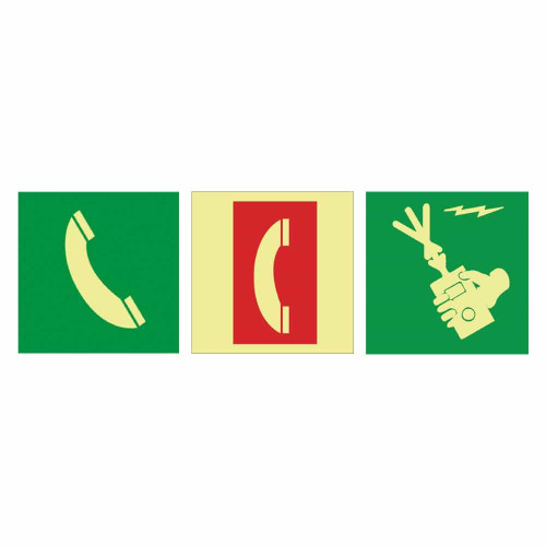 IMS Emergency Telephone Photoluminescent Signs