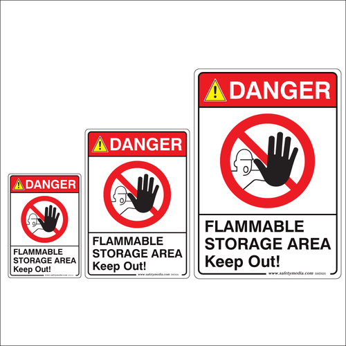 Flammable Storage Danger Sign