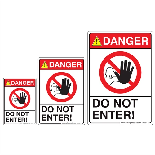 Do Not Enter Danger Sign