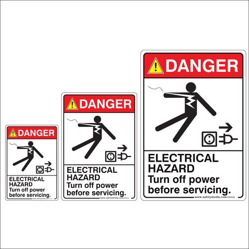Electrical Hazard Danger Sign