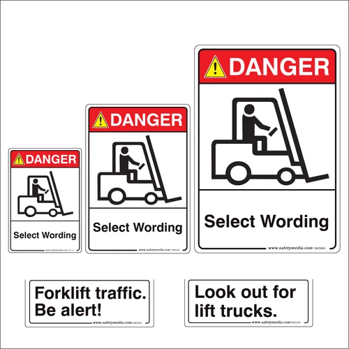 Forklift Traffic Danger Sign