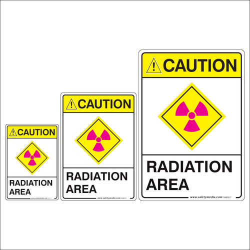 Radiation Area Caution Sign