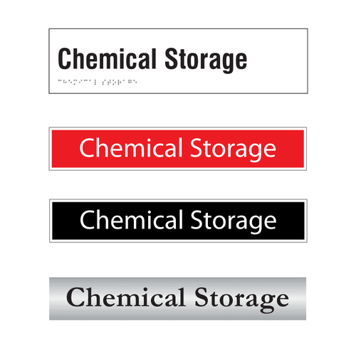 Chemical Storage Door Sign Series
