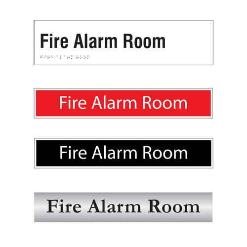 Fire Alarm Room Door Sign Series
