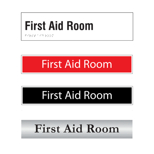 First Aid Room Door Signs