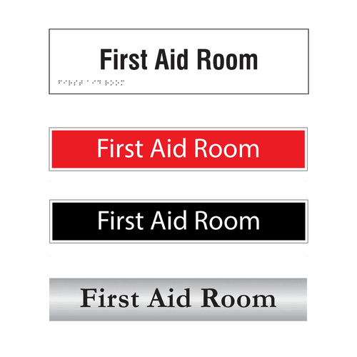 First Aid Room Door Signs