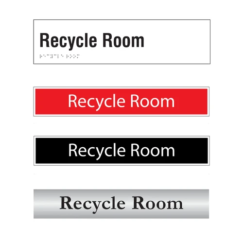Recycle Room Door Sign Series