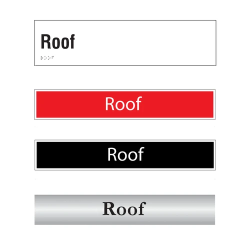 Roof Door Sign Series