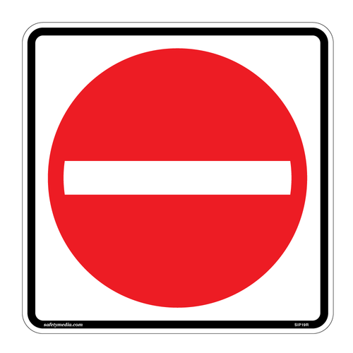 Private Property Reflective Do Not Enter Sign