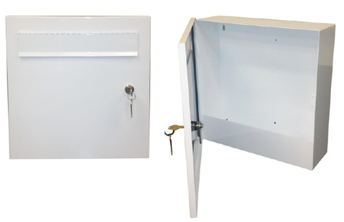 Data Box 13"H x 13" W x 4"D with 1" Slot and Flip Cover