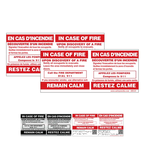 Bilingual In Case of Fire