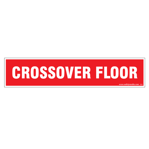 Crossover Floor Signs - Photolum or Plastic