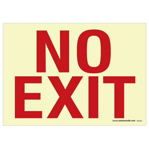 No Exit - Photolum Signs