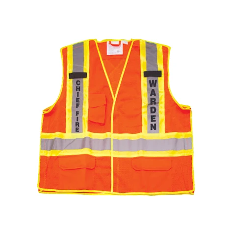 Reflective & Hi-Vis Chief Fire Warden Premium CSA Vests