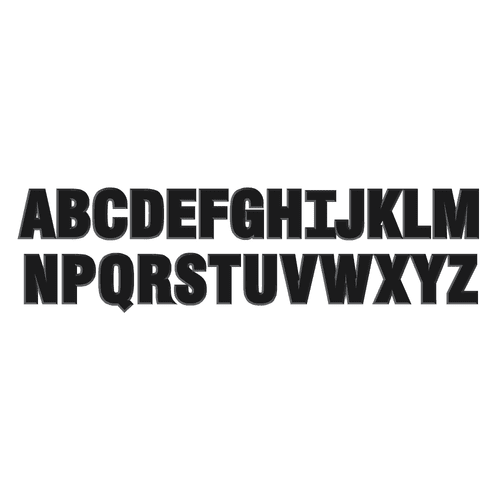 Individual Tactile Letters