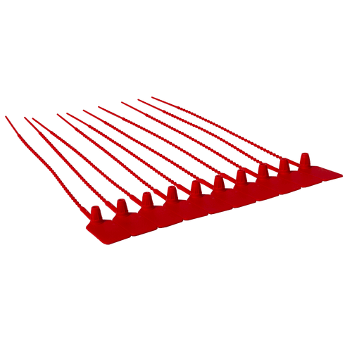 Red Extinguisher Tamper Seals, 500/Pkg