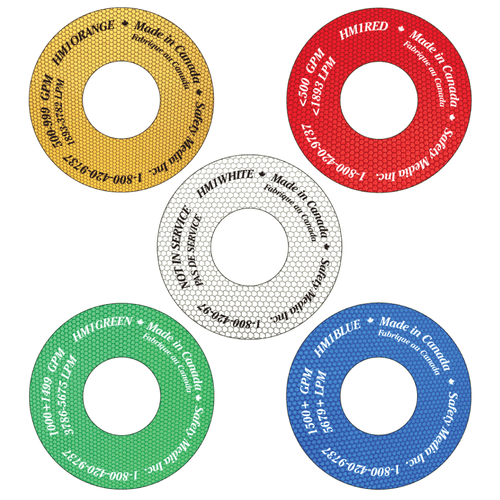 Hydrant Flow Identification Disks