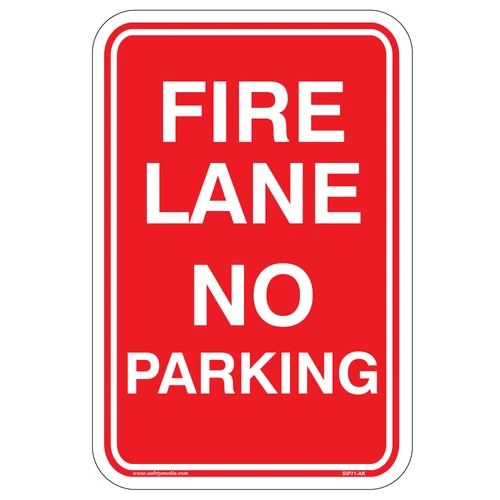 Fire Lane No Parking Sign