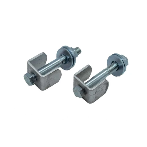 Hardware set for mounting signs on 10' U-Channel Steel Posts