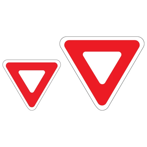 The purpose of the Regulatory Yield Sign is to regulate right-of-way control.