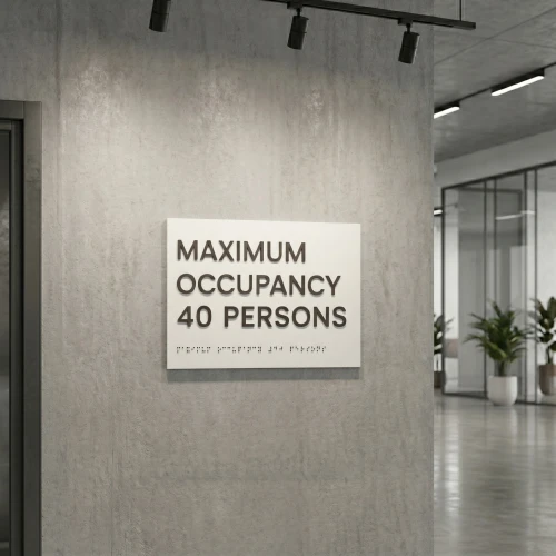 Maximum Occupancy Signs