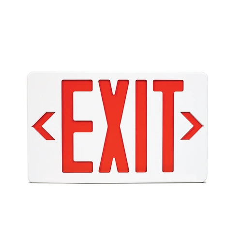 LED Emergency Exit Sign with 180-Minute Battery Backup – Dual-Sided Thermoplastic Housing