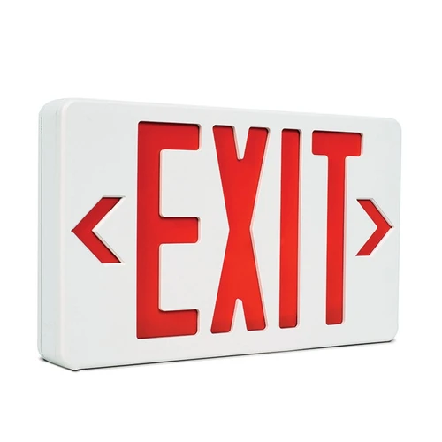 LED Emergency Exit Sign – 2-Sided with 180 Min Battery Backup - Mircom