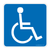 Accessible Symbol Vinyl Sticker 1-Sided