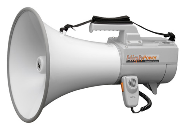 45 Watt Shoulder Strap Megaphone with Whistle