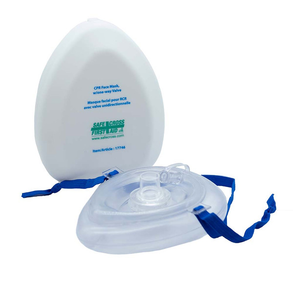 Reuseable One-Way Valve CPR Pocket Mask with Case