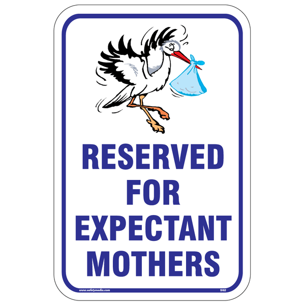 Expectant Mothers Parking Aluminum Sign