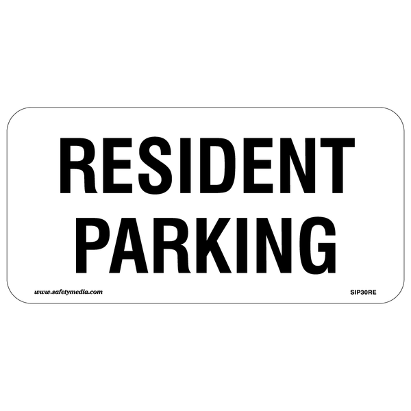 Resident Parking Aluminum Sign