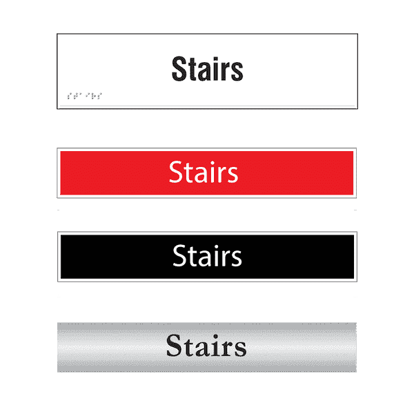 Stairs Door Signs