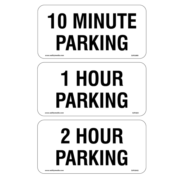 Time Limit Parking Aluminum Signs