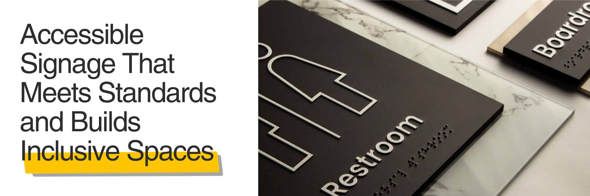 Building a Barrier-Free Future Accessible Signage for Inclusive Spaces