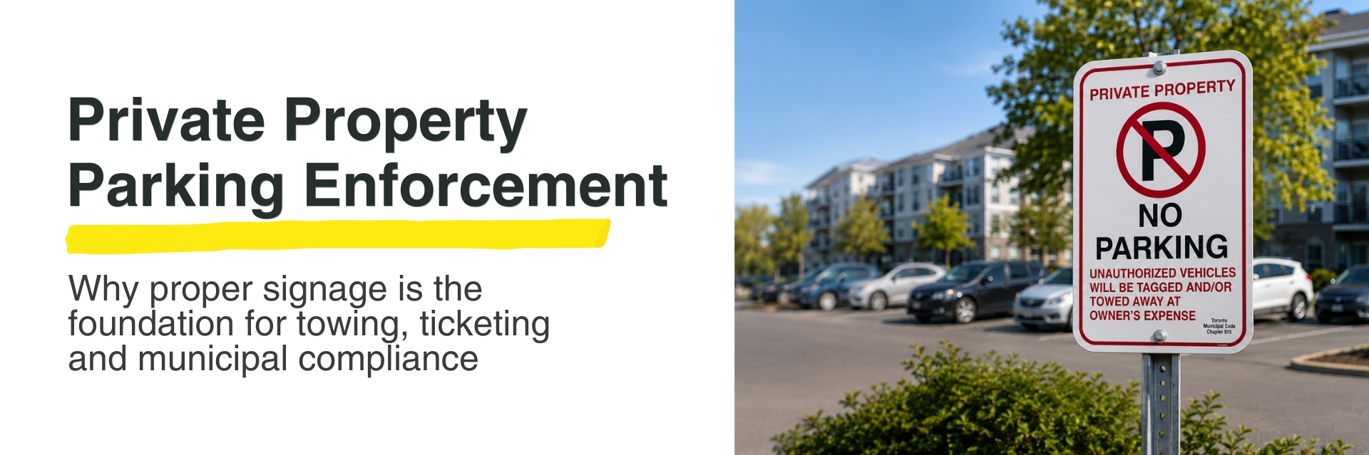 How Private Property Parking Enforcement Works in Ontario