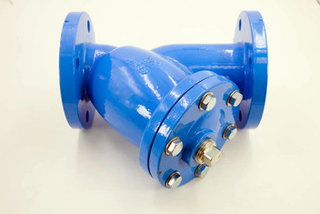 4" EPOXY COATED CI WYE STRAINER