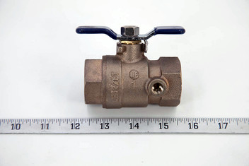 FEBCO LF 1" TAPPED BALL VALVE