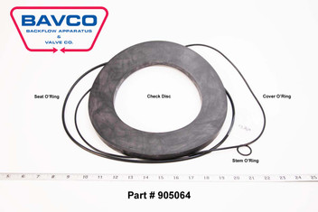 FEBCO 825 10" SINGLE CHECK RUBBER KIT