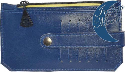 Purse Pal Blue Yellow Zipper Front