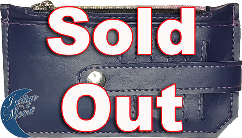 PursePal Blue Floural Ball chain ornament Front (Sold Out)