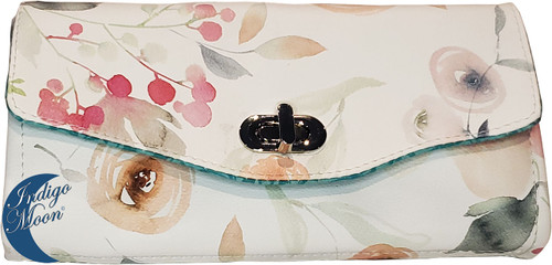 Wallet NCW White Floral Front