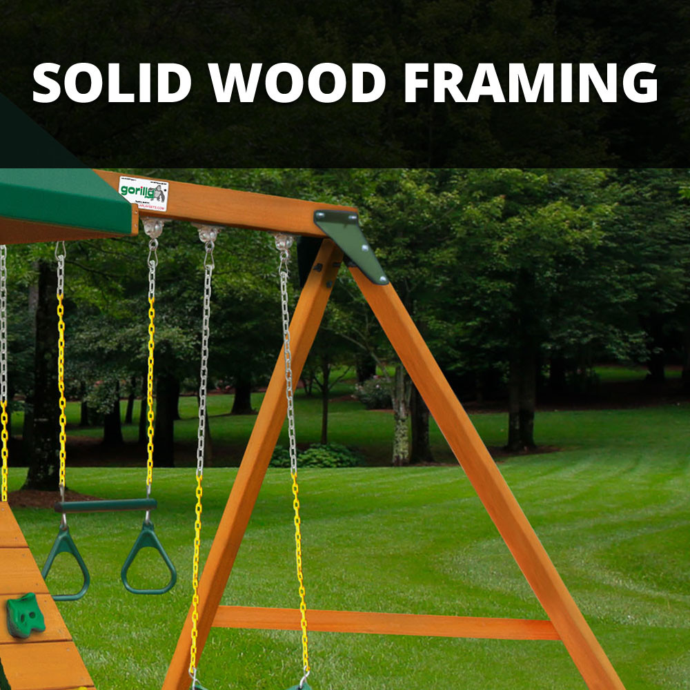 High Point II Wooden Outdoor Playset